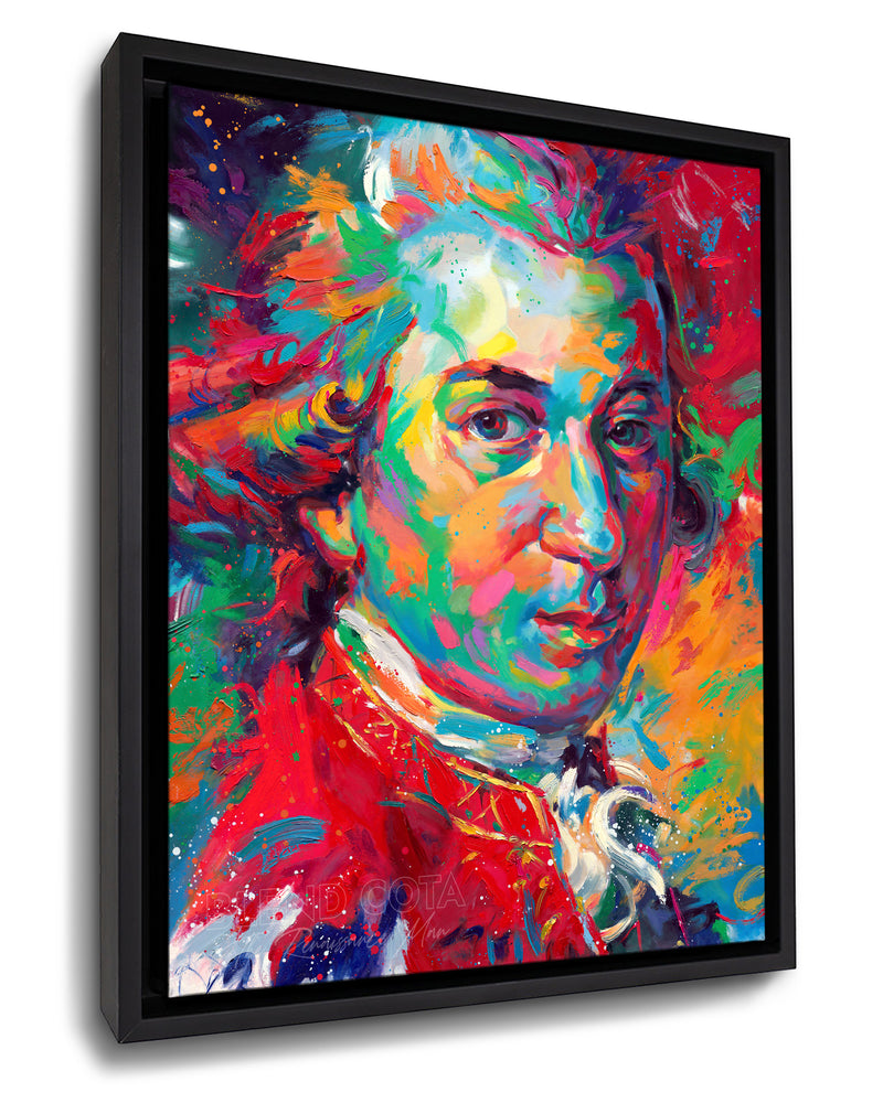 Mozart - Requiem Unfinished - Blend Cota Art Print Framed on Canvas - Blend Cota Studios