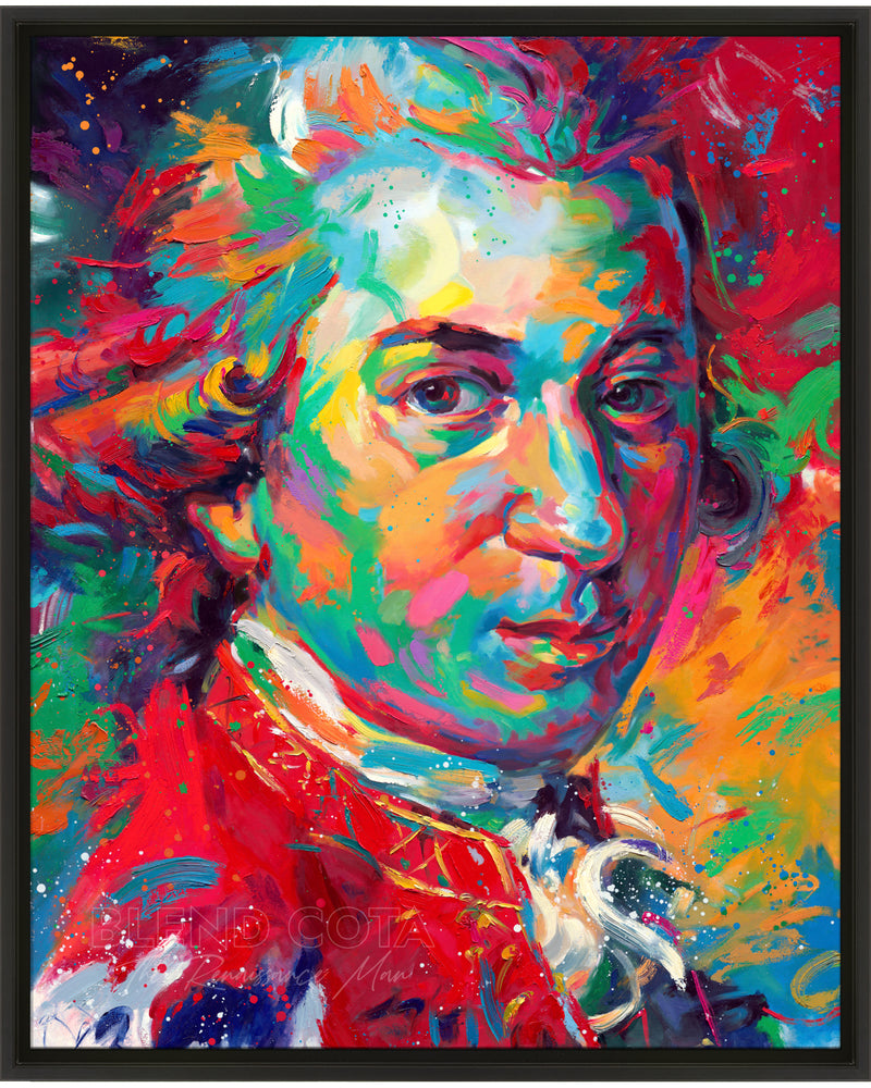 
                  
                    Mozart - Requiem Unfinished - Blend Cota Limited Edition Art on Canvas - Blend Cota Studios - Framed
                  
                
