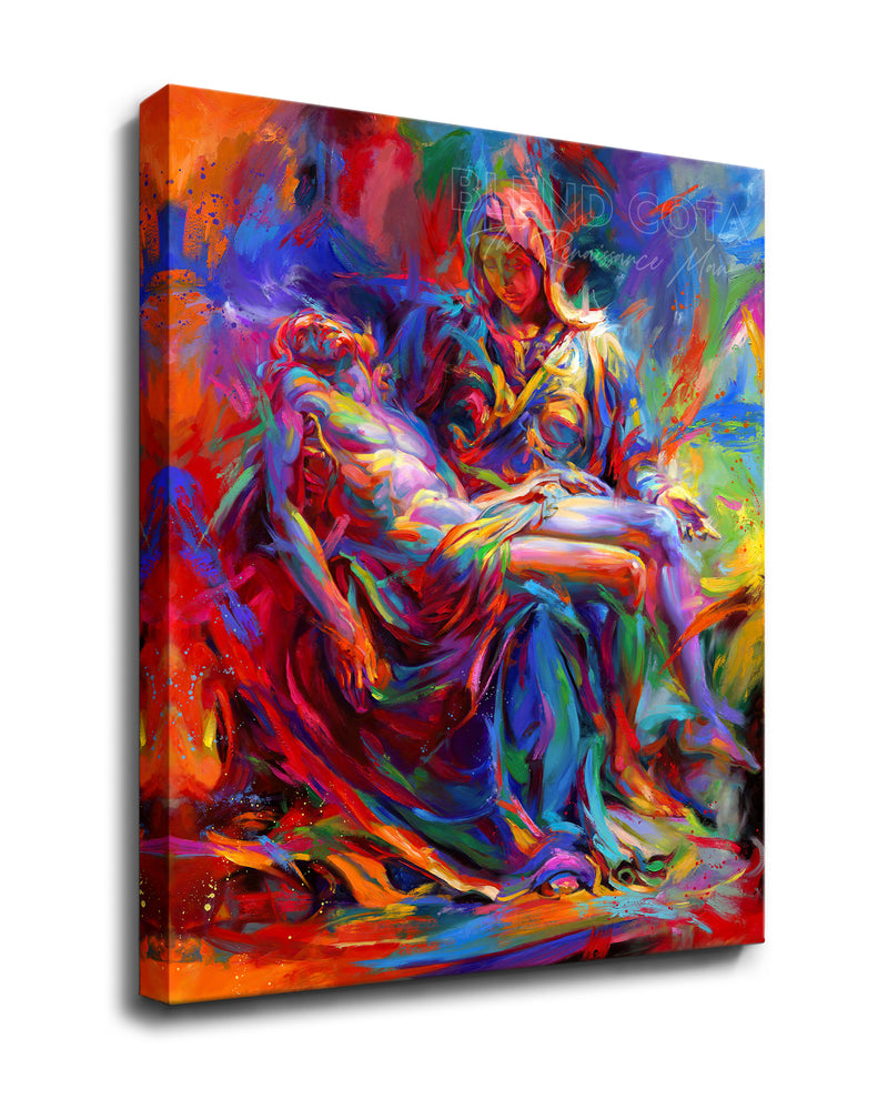 
                  
                    The Colors of Pieta - Blend Cota Art Print on Canvas - Blend Cota Studios 
                  
                