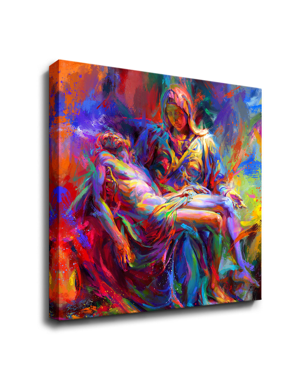 The Colors of Pieta - Blend Cota Art Print on Canvas - Blend Cota Studios 