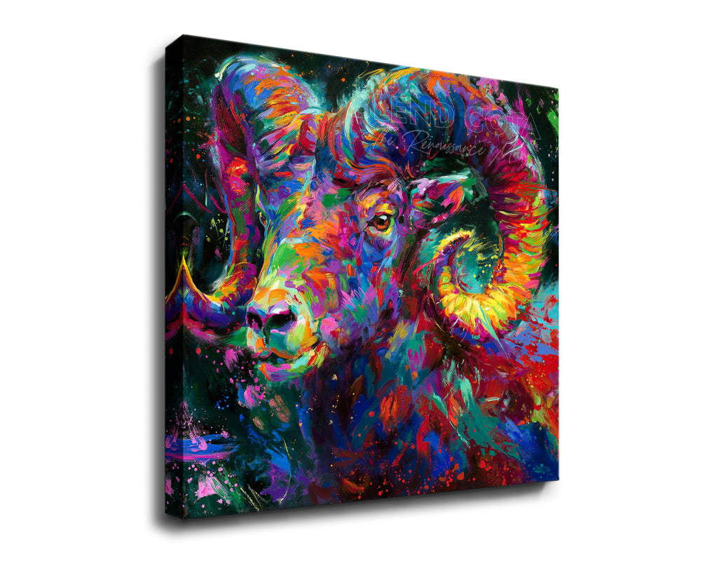 
                  
                    The Ram Spirit painted by Blend Cota Art Print on canvas from Blend Cota Studios
                  
                