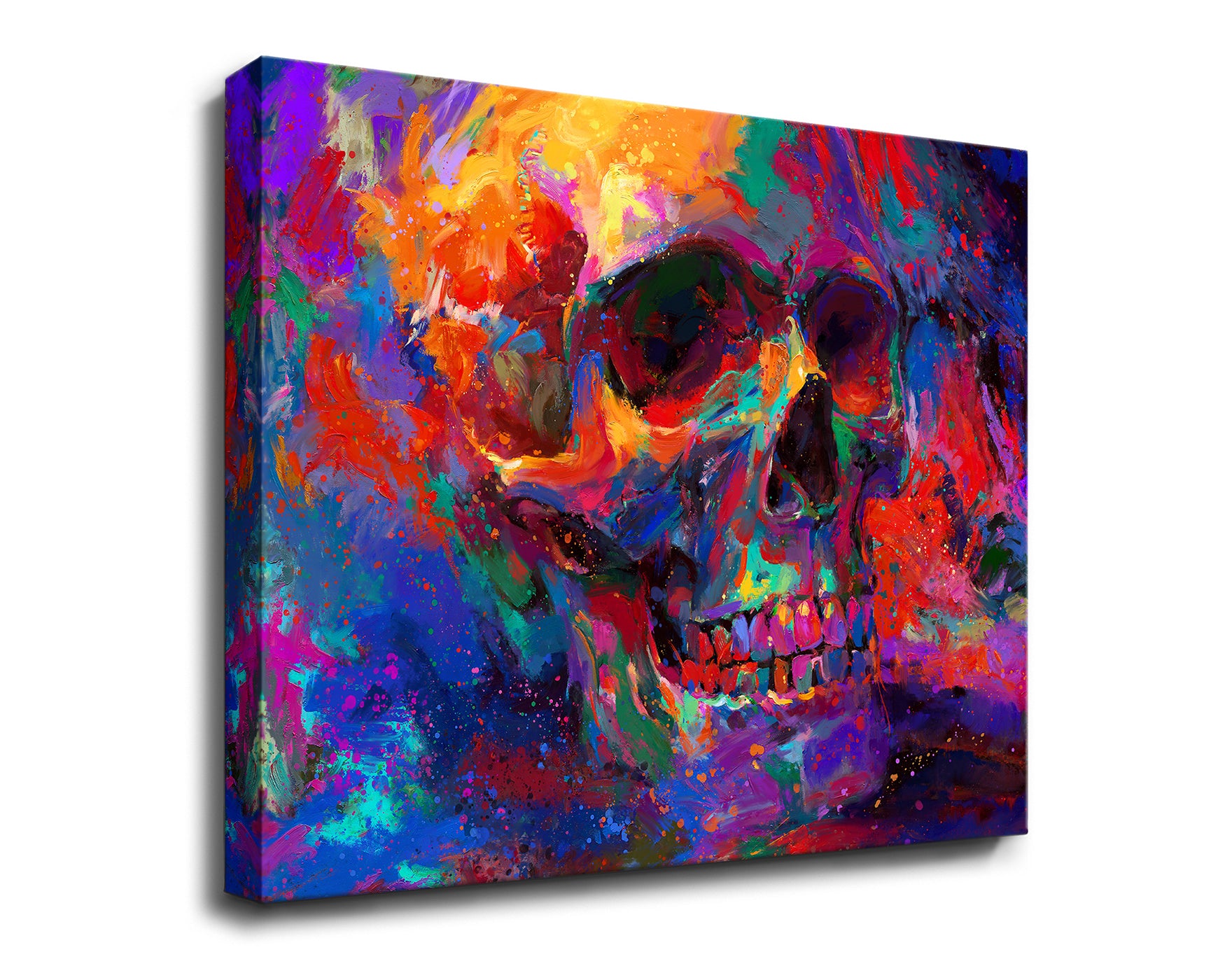 Golgotha | The Skull - Blend Cota Art Print on Canvas - Blend Cota Studios 