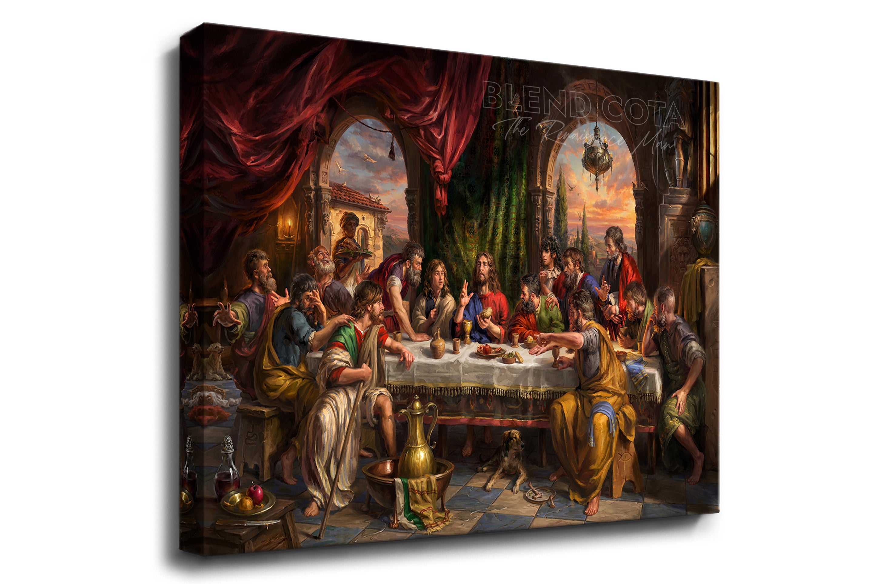 
                  
                    The Last Supper - Blend Cota Art Print on Canvas - Blend Cota Studios 
                  
                