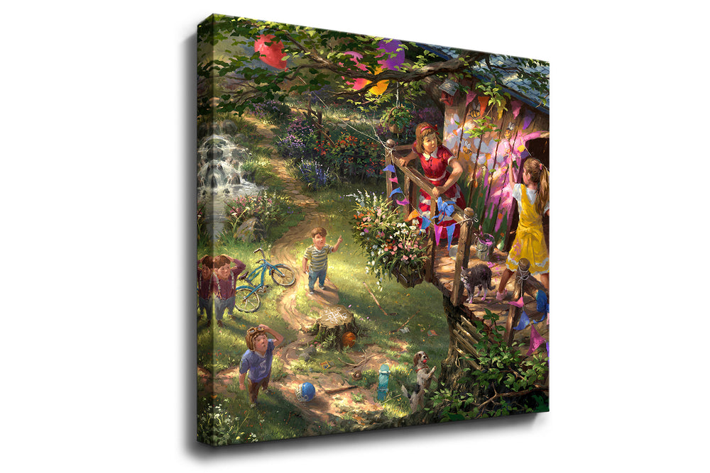 The Treehouse - Blend Cota Art Print on Canvas - Blend Cota Studios 